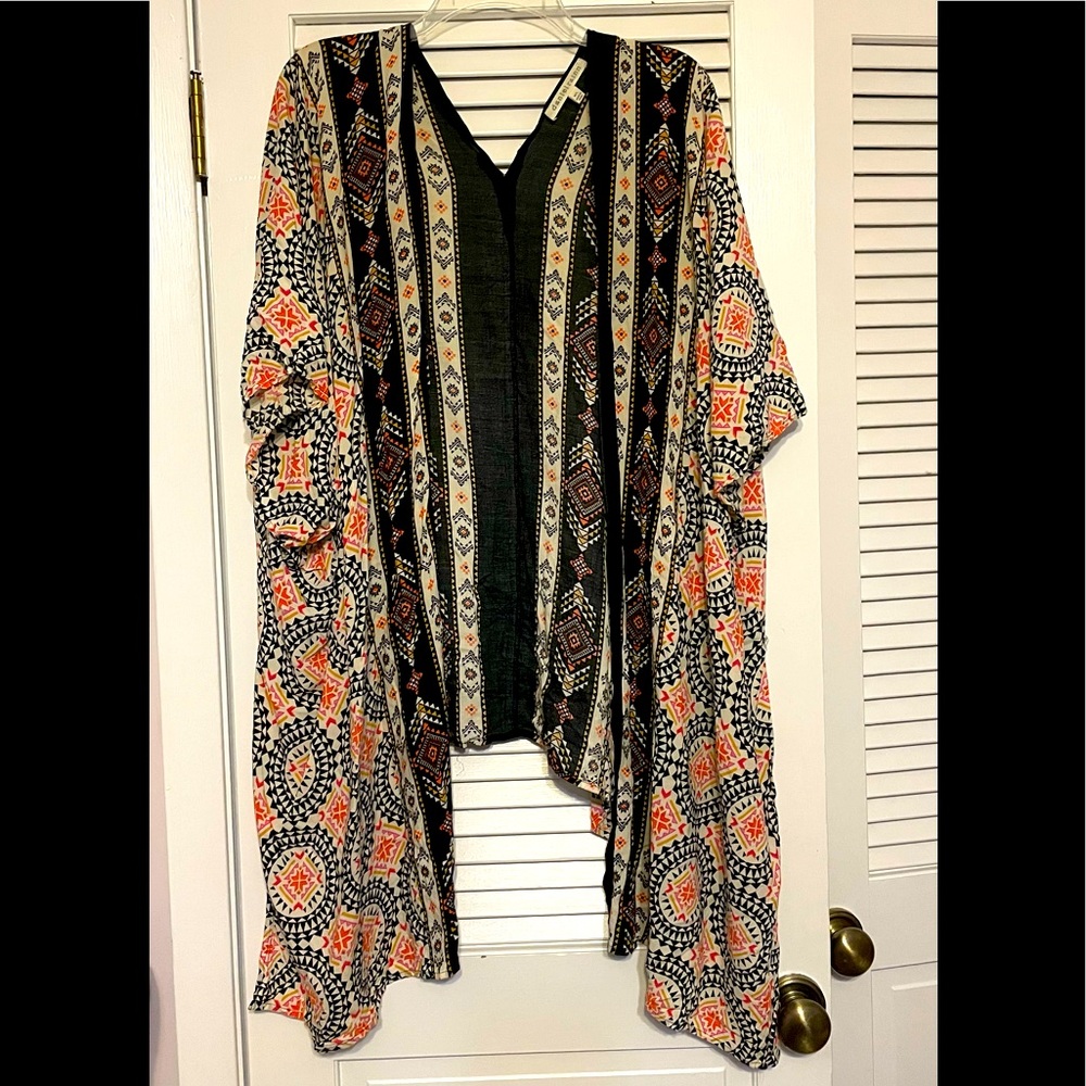 Daniel Rainn Bohemian Kimono Coverup